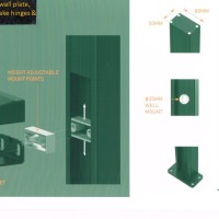 Aluminium wall plate