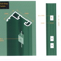 Aluminium lock keep