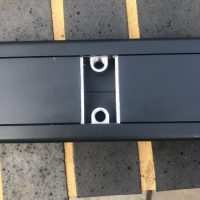Wall plate/post mounting for hinges.