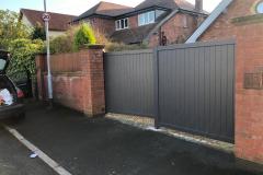 Byfleet gates grey RAL7016