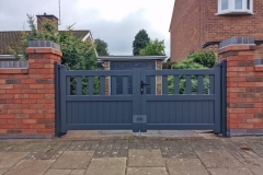 Aluminium Gates Grey