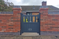 Beverley design single aluminium garden gate