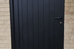Black RAL9005 Byfleet aluminium gate
