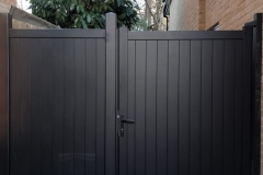 Byfleet Aluminium Gate With Side Panel