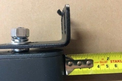 Wall mounted adjustable hinges