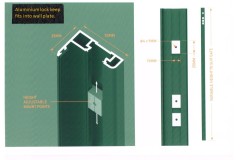 Aluminium lock keep