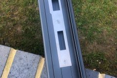 Wall plate/post infill lock keep stop